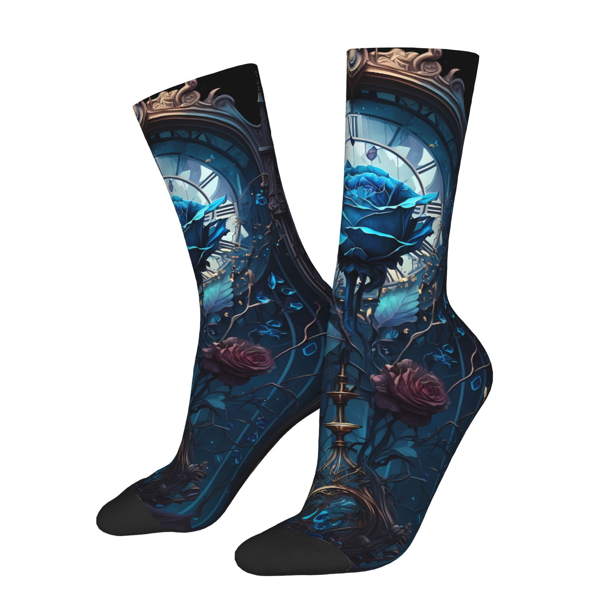 

Steampunk Sock Printed For Man Polyester