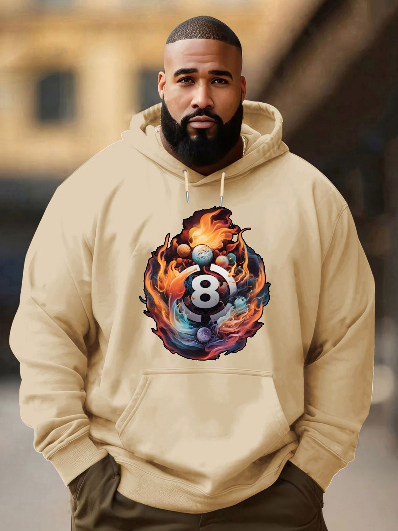 Hooded Sweatshirt Supreme Ball Hoodie Supreme 8-Ball Hooded