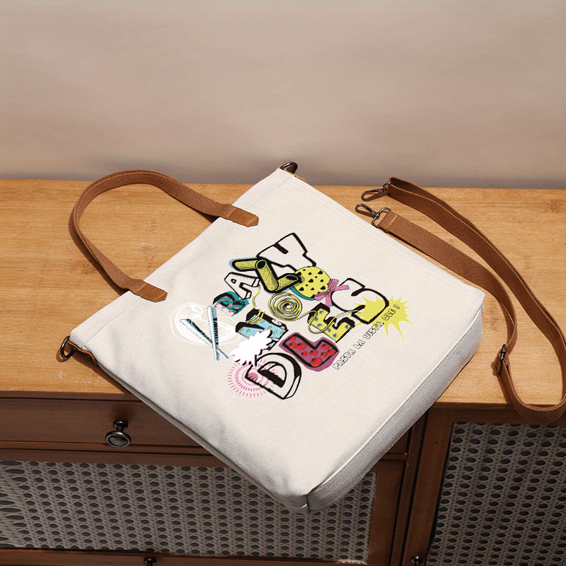 men's retro shoulder bag satchel canvas school crossbody Temu - Main Image