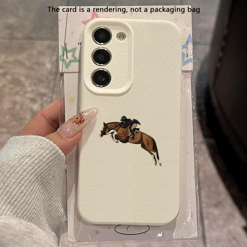 TEMU Phone Case - Pattern Of Advanced Equestrian For , Compatible With S22/s24/a32/a35/a55/a71/a72/s23 Ultra/s24 Ultra. Durable, Shockproof, Made Of
