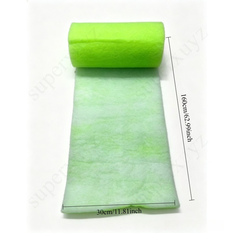 TEMU High Density Double Layer Aquarium Filter Roll, Cuttable Green White Filter Pad, Media For Home Ornamental Fish Canister Filter, Freshwater Pond