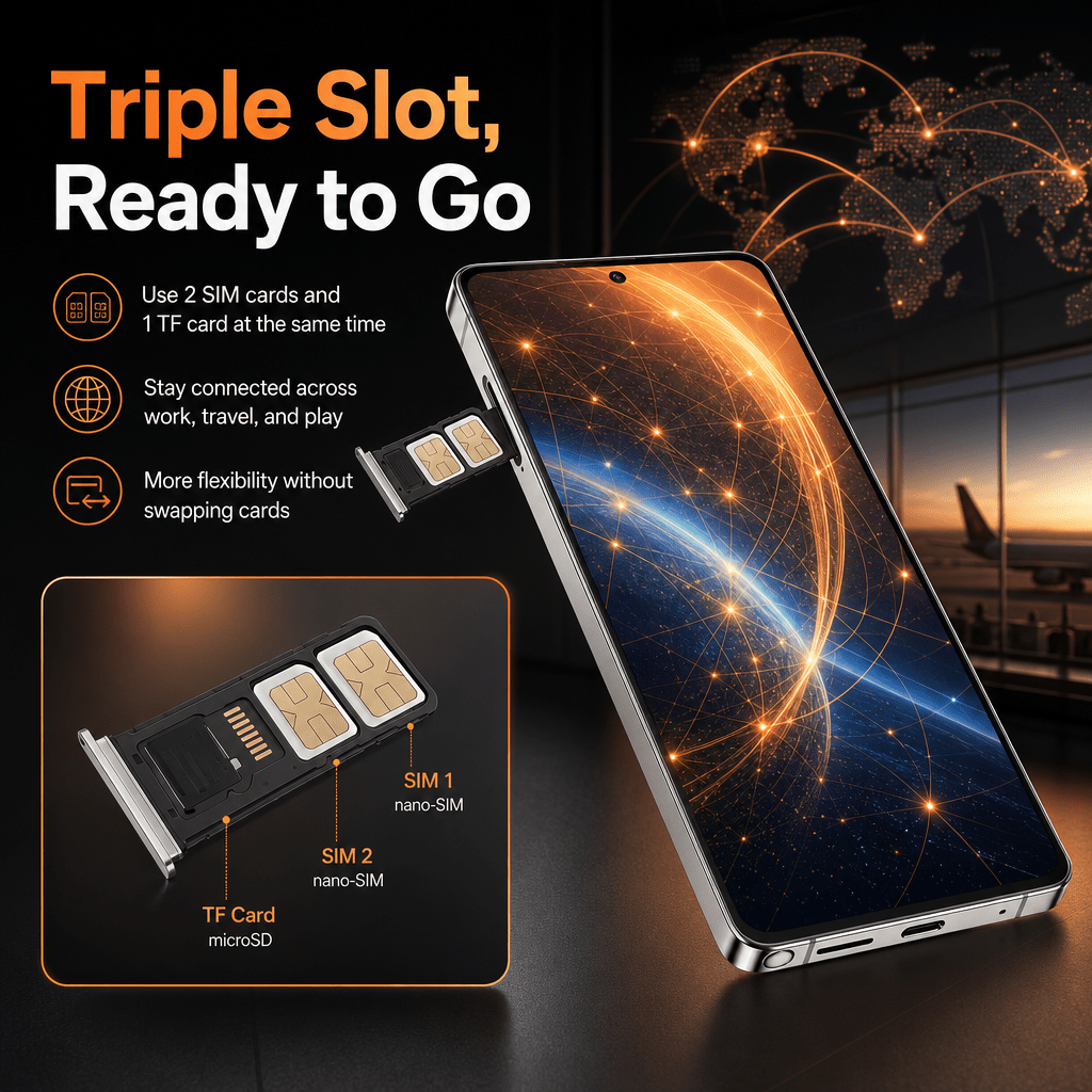   unlocked device sim free 6 8 inch hd large display 4 64gb expandable memory   face unlock full set present holiday Product details 3