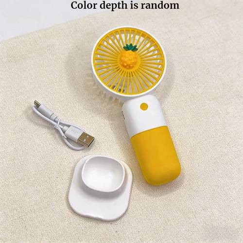 handheld mini fan with usb charging adjustment portable desktop standing dual use ideal for home car office camping or outdoor travel cooling fan