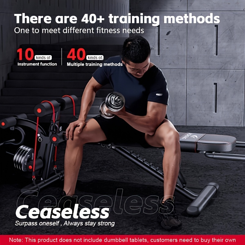 Many Multiple Workout Bench 900LBS Adjustable Weight Bench, Multi