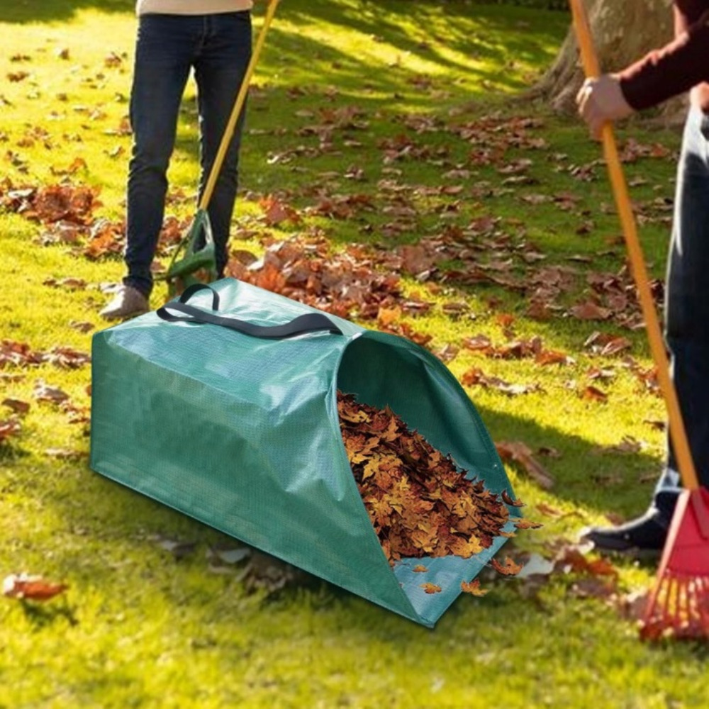 Image of 200l Reusable Thickened Garden Waste Bag, Large Leaf & Weed Collection Sack For Yard
