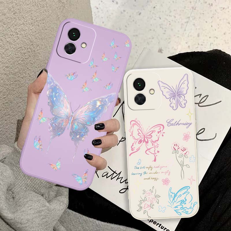 phone case color   beautiful cover gift for galaxy a70 a50 a30 a05 a04 a03 a02 a01 core s e 4g soft straight side white purple phone