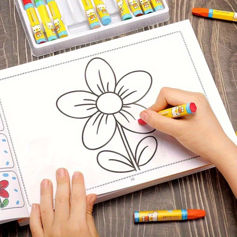 Kids Coloring Book Animals Floral Patterns Educational Activity Book Ages 5-10