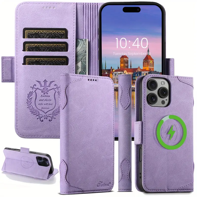 Phone case: Wallet Case for iPhone 16e/ 16/ 15/ 14/ 13/ 12 Pro * Plus with Card Holder for Men Women, Compatible with Magneitc Wireless Charging Magnetic Flip Folio Cover Case Wallet Phone case: Wallet Case for iPhone 16e/ 16/ 15/ 14/ 13/ 12 Pro * Plus with Card Holder for Men Women, Compatible with Magneitc Wireless Charging Magnetic Flip Folio Cover Case Wallet