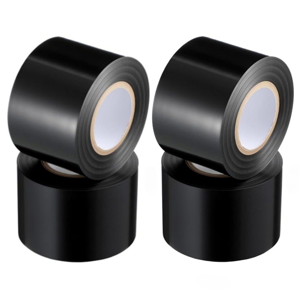 TEMU Black Electrical Tape 2in X 66ft Vinyl Strong Self Adhesive Pvc Tape For Professional Home Electrical Insulation