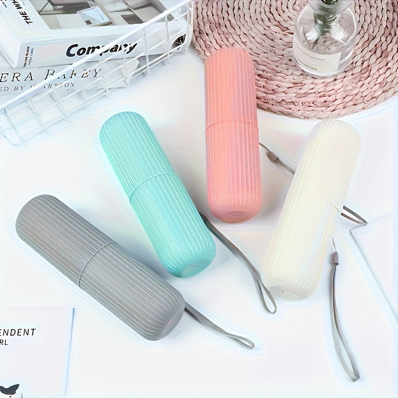 2pcs Travel Toothbrush Set with Storage Box
