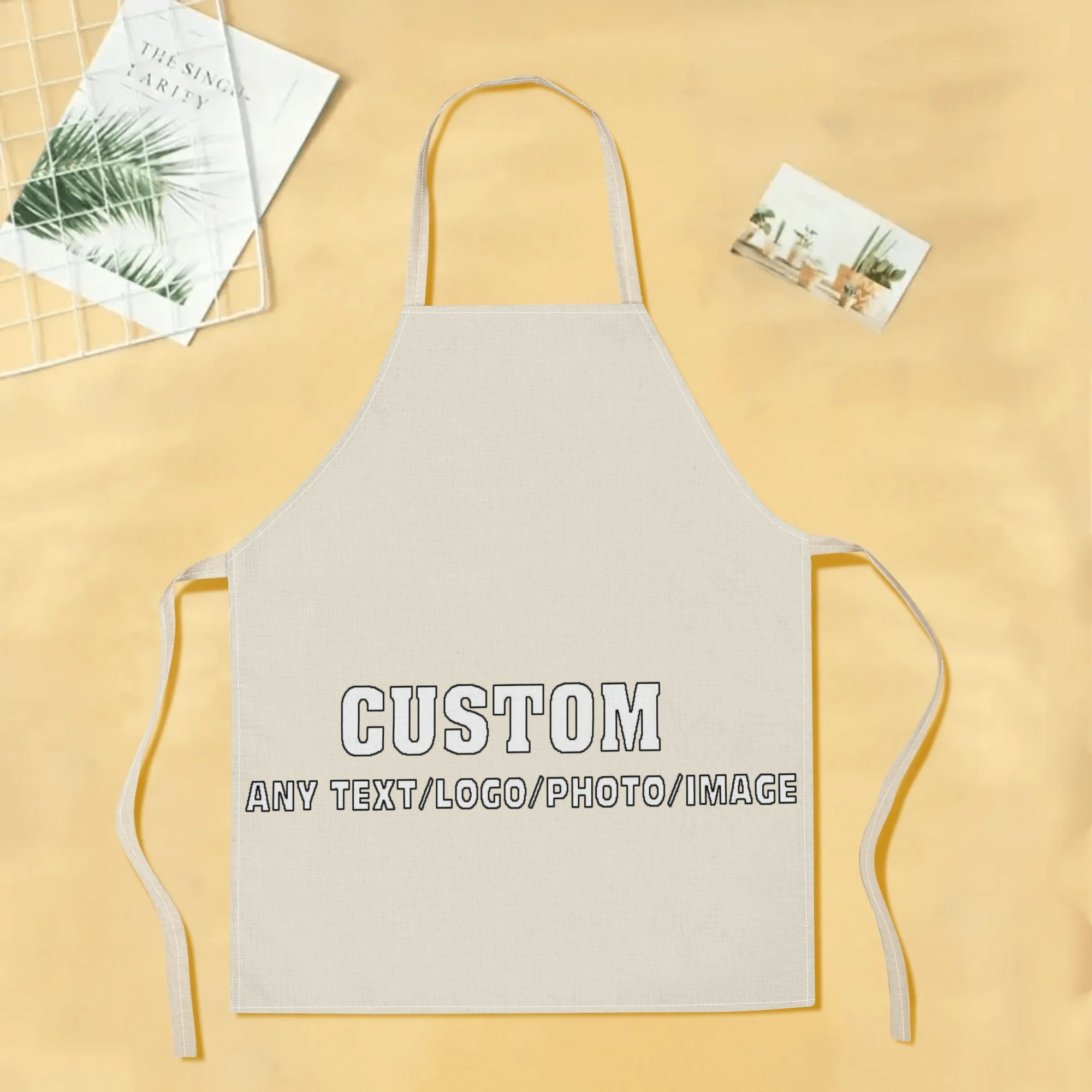 

Customizable Polyester - , 100% Polyester, Personalized // For Cooking, Bbq, - For