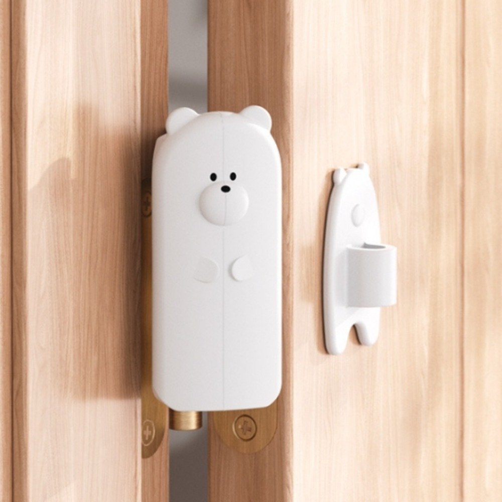 Image of 1pc Cute Animal Silicone , Anti-pinch Hand Safety Lock, Durable And Safety Guard Door Wedge