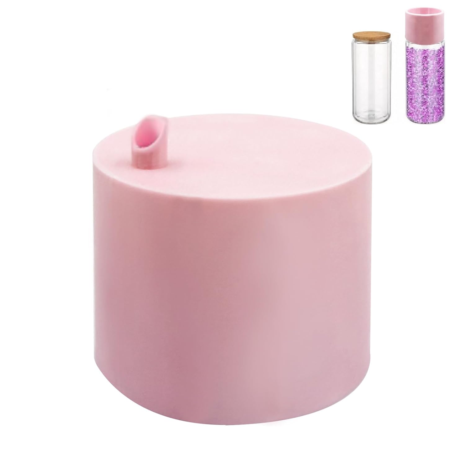 TEMU à Paillettes pour Gobelets et Tasses Boule à Neige - Dispositif de Remplissage en Plastique à Paillettes pour Fabrication DIY de Boules à Neige,