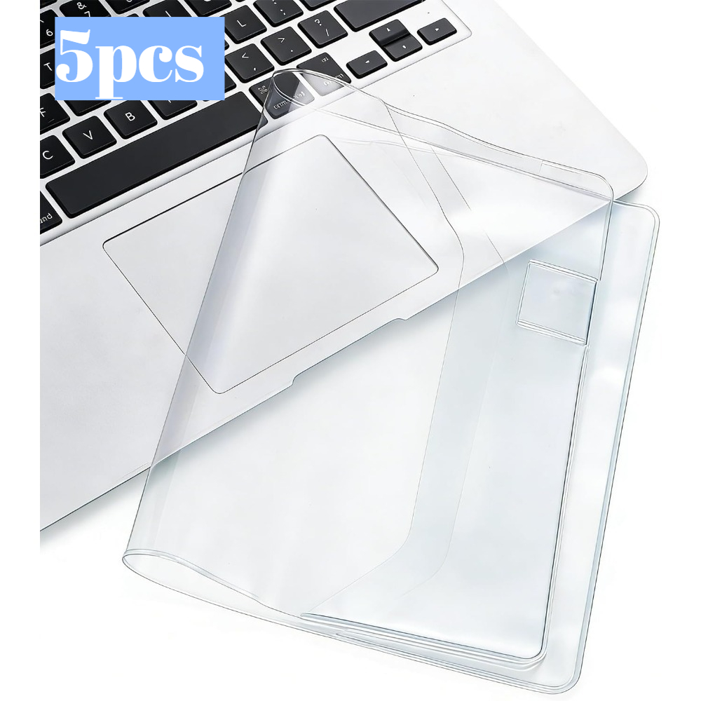 5 stück pvc buchhüllen, a5 kunststoff buchumschläge, a5 transparente schutzhüllen, journal, notizbuch, kartenhülle schutzfolien, 305 x 215 mm