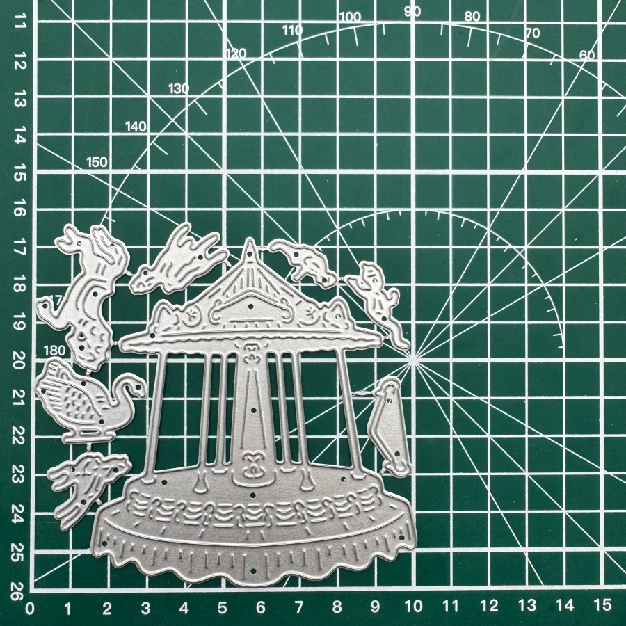 Image of New Arrival Carousel Metal Cutting Dies For Diy Scrapbooking Card Making Stencils Embossing Craft Decoration