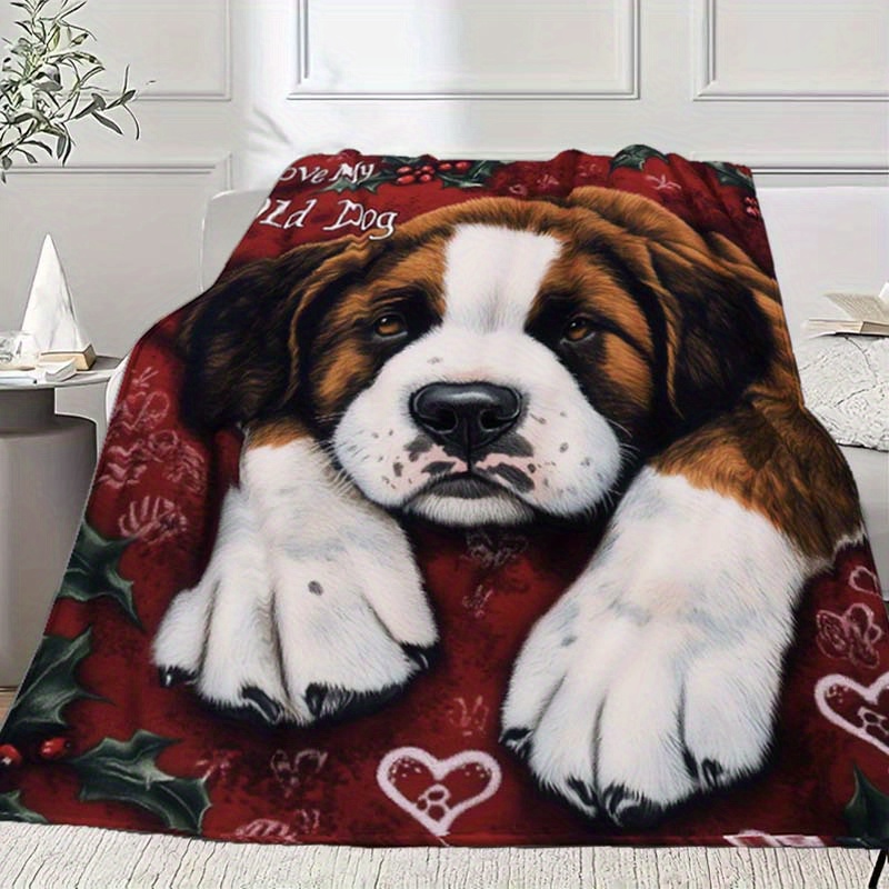 

Christmas St. Dog Blanket - , Hd Printed Polyester For , Car &