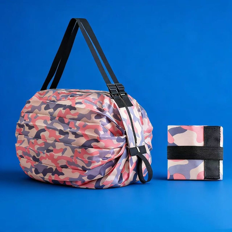 1Pc Lightweight Foldable Tote Shopping Bag Extra Large