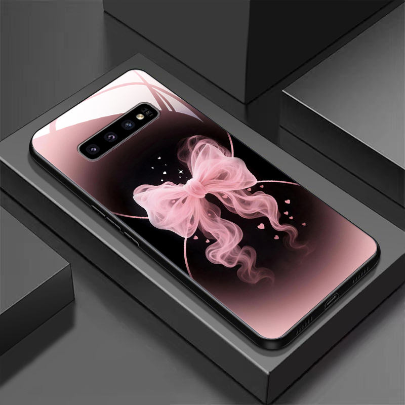 TEMU Phone Case - A Sleek Tempered Glass Phone Case Designed For The For S10, Featuring An Ultra-thin Hard Cover With An Elegant Business-, Model