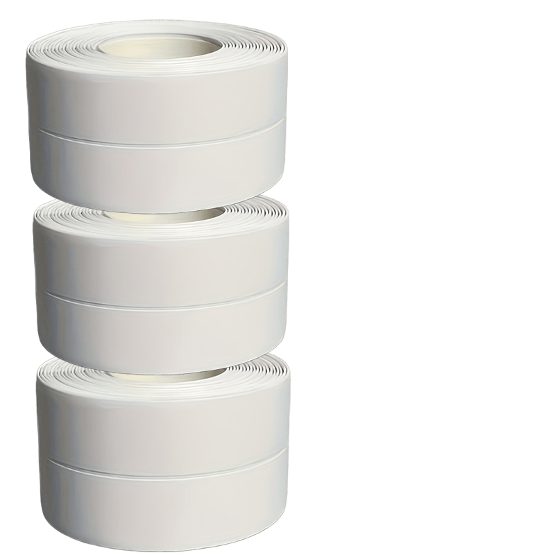 TEMU 3pcs Self-adhesive Waterproof Grout Tape, Each Piece (196.85 Inch) Designed For Waterproof, And Leak-proof. Suitable For Kitchen Countertops And