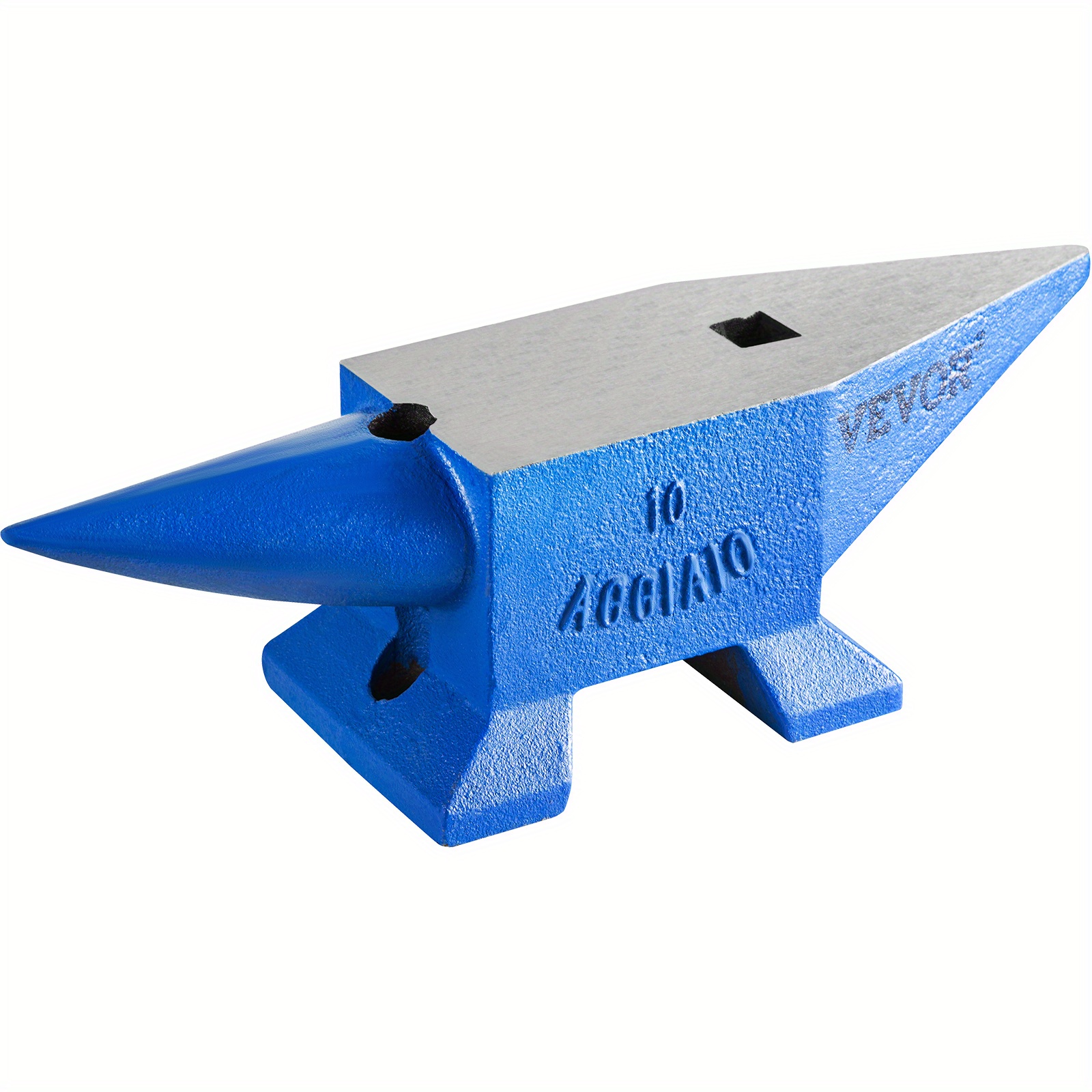 

Vevor Single Horn Anvil 22lbs Steel For Sale Steel Tools With Round And Square Hole And Equipment Anvil Rugged Blacksmith Jewelers And Tool