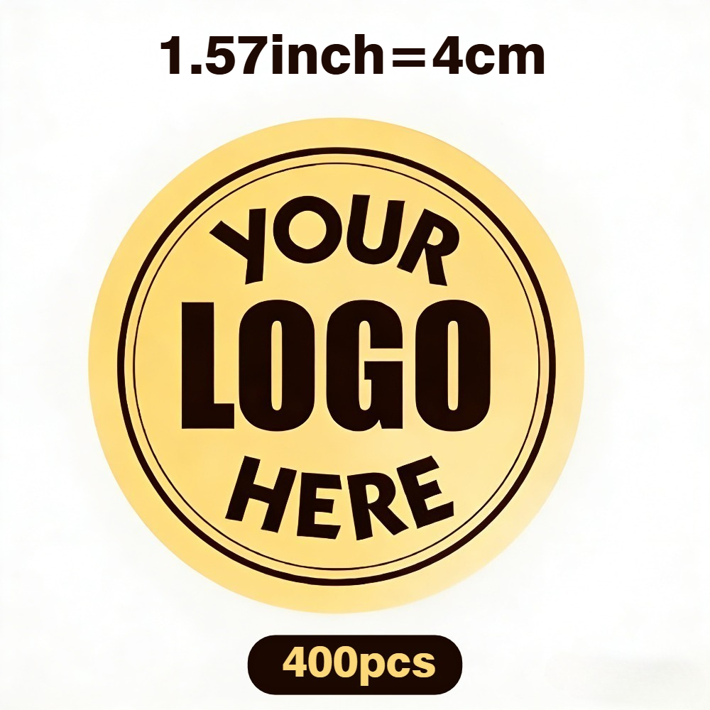 TEMU Customizable 100/200/300/400pcs Personalized Stickers, In 3/4/5/6/7/8/9/10cm, Suitable For Occasions, Photos, Images, Labels, Custom Logo