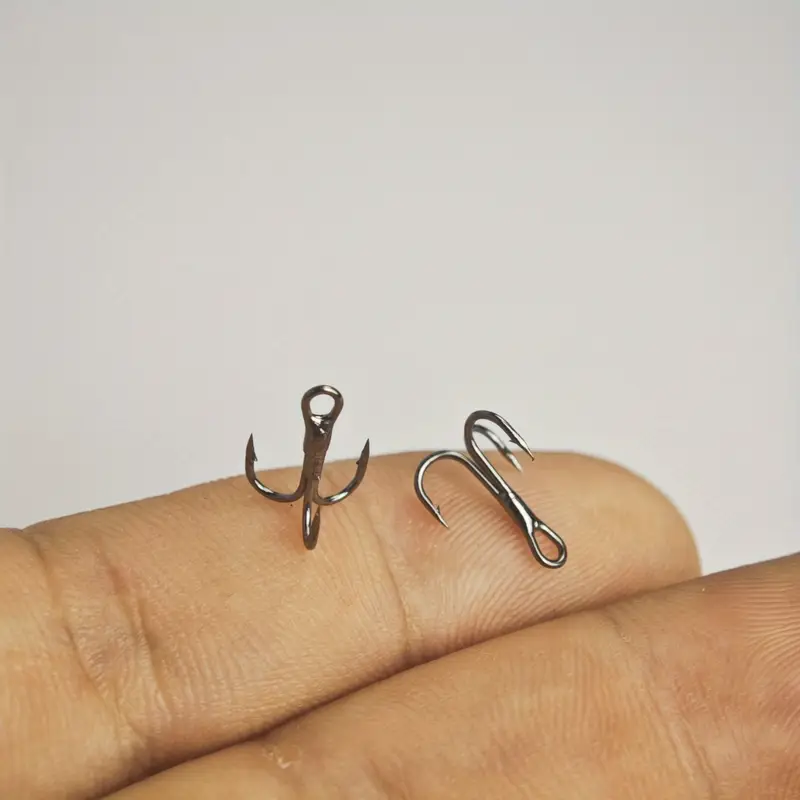 18 ultra small 3 prong micro hooks black reinforced super - Temu Sweden 18 ultra small 3 prong micro hooks black reinforced super - Temu Sweden