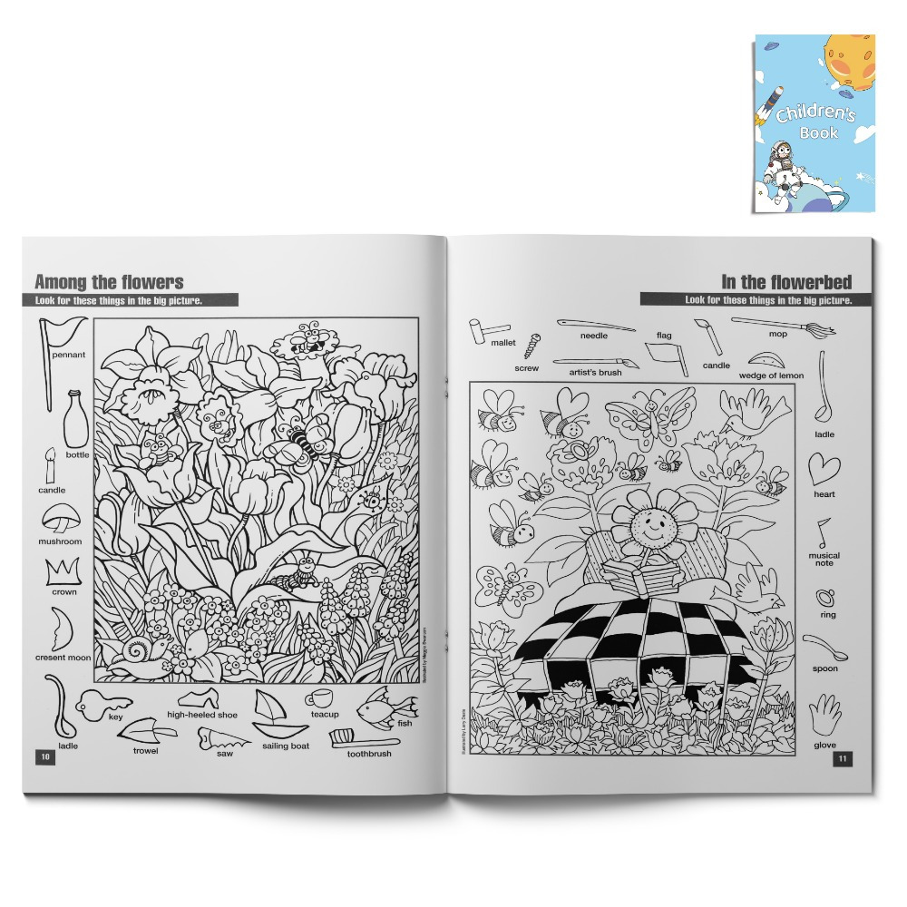 Hidden Picture Adventure: A Fun Seek-and-Find Book to Improve Focus, Attention, and Observation Skills in Children