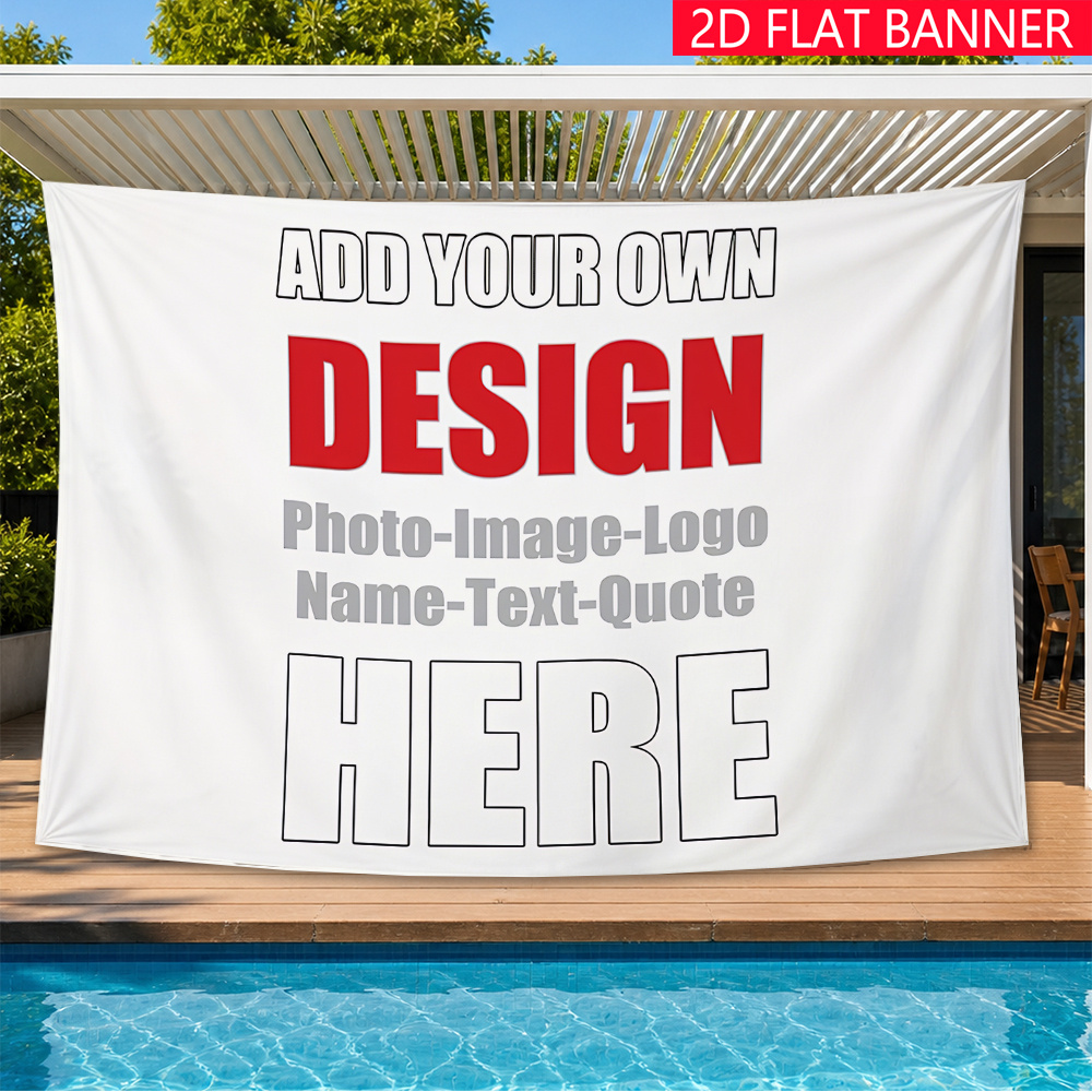 Personalized Party Banner with Custom Photos and Text