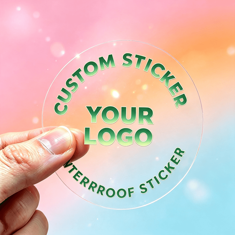 Custom Stickers Available in Multiple Sizes, 50/100/400 Sheets