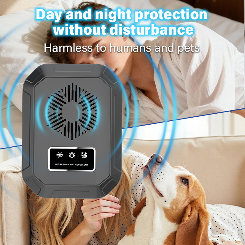 Sycees New AI Sonic Wave Technology Household Pest Repeller - Wide Coverage, Smart Sonic Wave Technology, Non-Toxic and Odorless Indoor Insect Control, Safe and Humane Rodent, Mosquito, Fly, Cockroach, and Spider Eliminator, Modern Pest Repellent