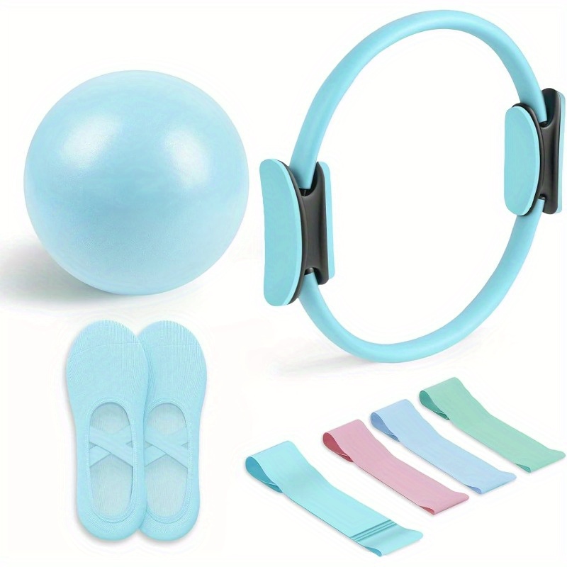 Cercle Pilates Incline 14 Pouces – Double Poignée Inclinable, Noir, Fitness