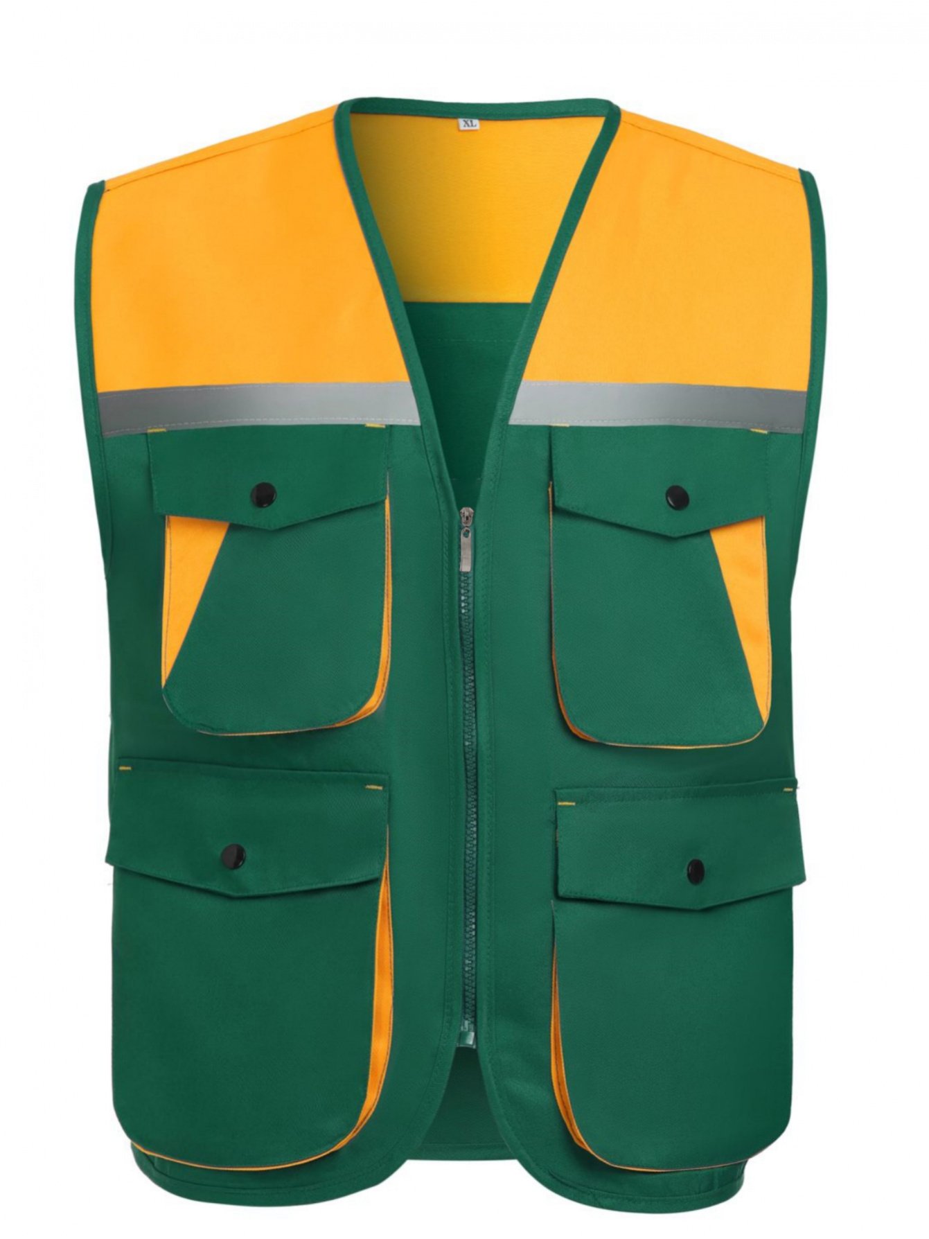 mens multi functional wear resistant vest outdoor vest for cycling   travel and photography with 4 pockets