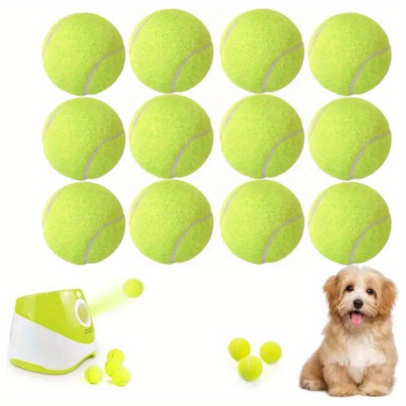 

6/ 12 Pack Mini Tennis Balls For Pet Playing Fecth, 2 Inch Dog Training Tennis Balls For Small Size Dogs, Interactive Dog Playing Balls Fits 2 Inch Dog Ball Launchers