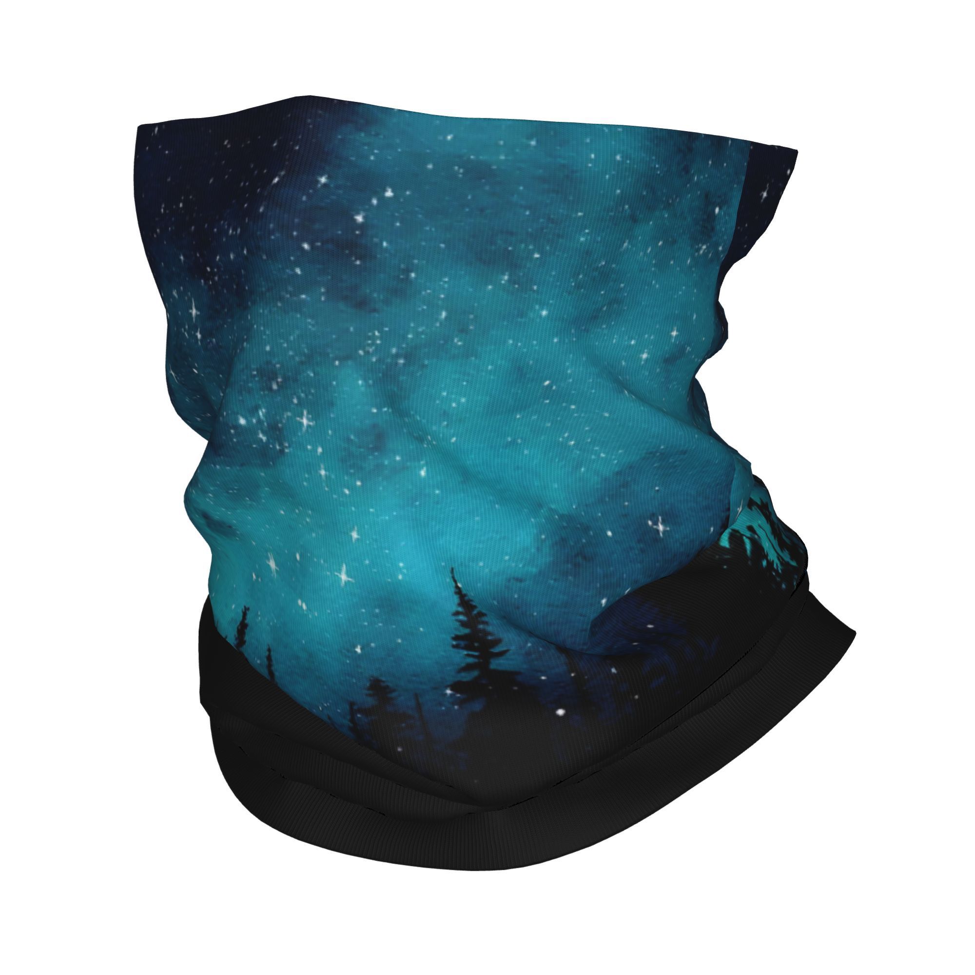 TEMU Foulard bandana 2D imprimé motif ciel aquarelle, multi-usage pour la pêche, unisexe, adulte, hiver