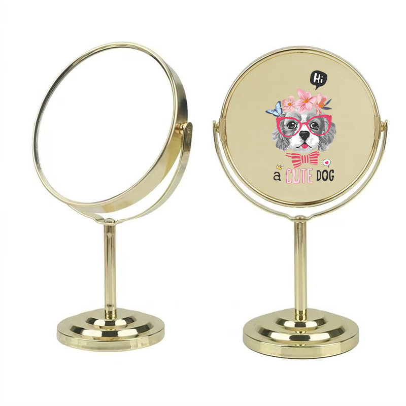 HD Glass Round Vanity Mirror for Makeup