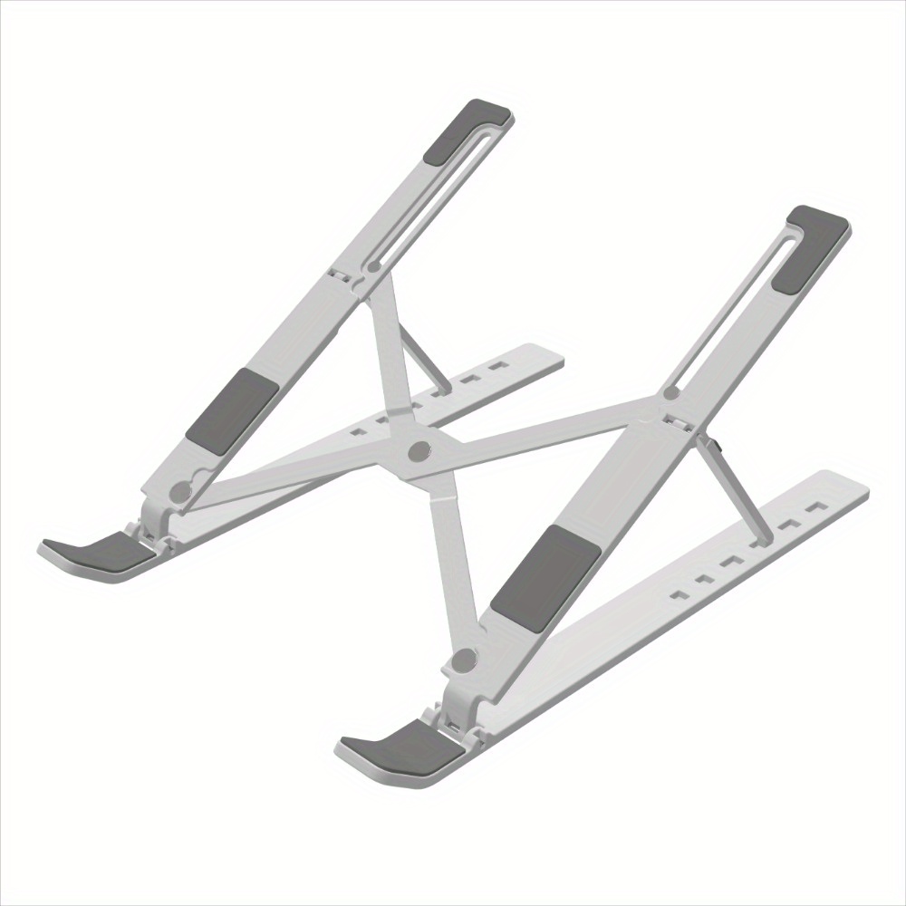 TEMU Laptop Stand For Desk, Adjustable Aluminum Foldable Portable Computer Stand, Compatible With Pro, , , Dell, More 10-15. And Tablets