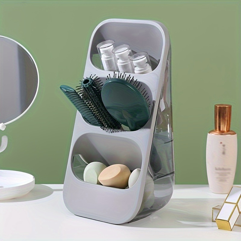 luxurious cosmetic storage rack   lightweight organizer for lipsticks brushes stationery no installation needed   visibility white   for vanity or desk makeup storage organizer sleek organizer modern aesthetic Product details 3