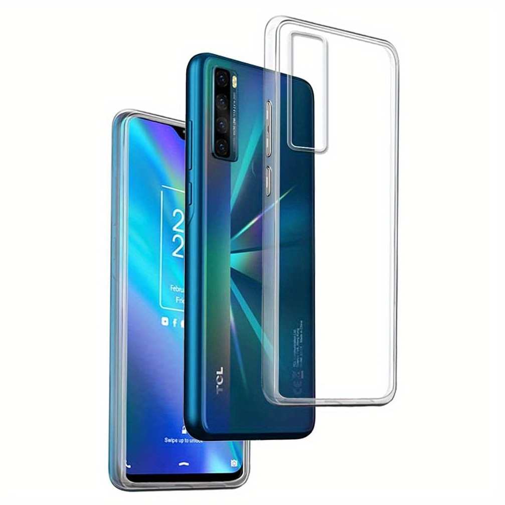 TEMU Phone Case: Case For Tcl 20 5g / Tcl 20s / 20l / 20l+ Clear Case Slim Crystal Flexible Transparent Protective Sleeve Phone Cover