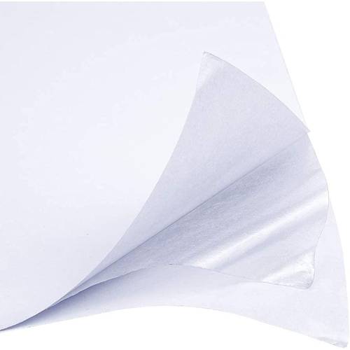 6pcs a4 size white double sided tape sheets 8 3x11 5 strong tap sheet 0 1mm for christmas craft festival decoration tumbler arts craft photo albums making