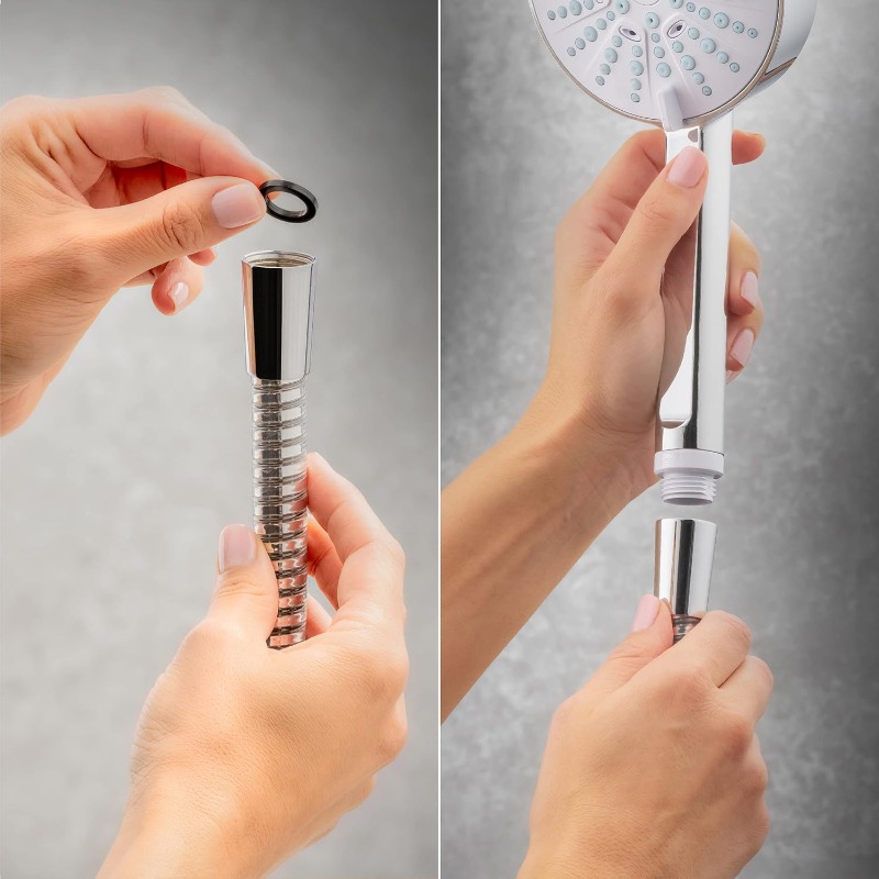 Modern Ceiling-Mounted 4-Spray Shower Head with Rain, Massage, Spa & Bidet Modes