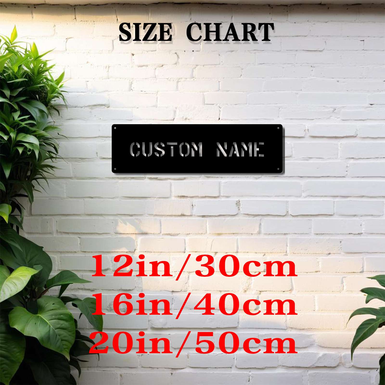 TEMU 1pcthis Black Metal Wall Sign With "custom Name" In White Letters Adds A . Hung Easily And Content Customization For A Unique Decor Piece.