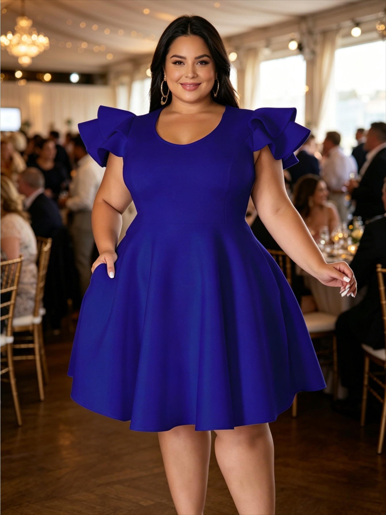 sachin and babi light blue dress Blue Dresses Plus Size main image 1
