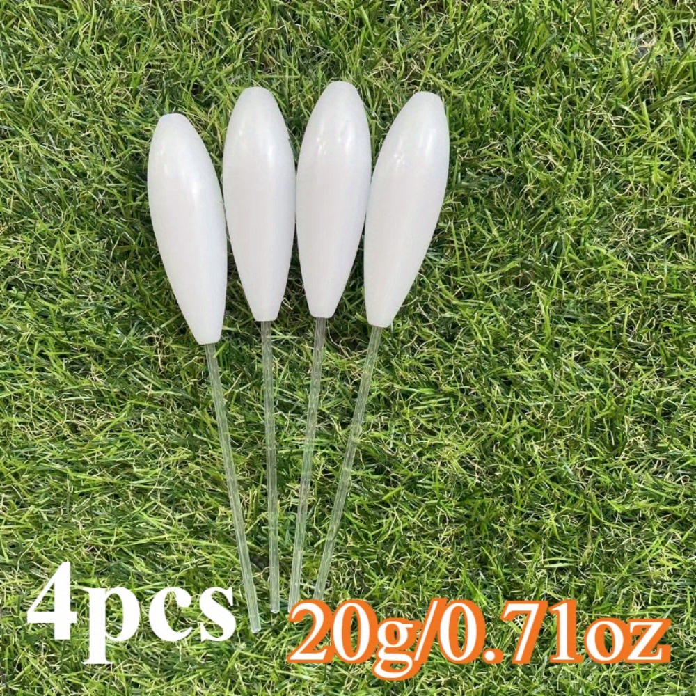 TEMU 4pcs Remote Floating Water Throwing Aid Fishing Float Shape Acrylic Fishing Float Bobber For Carp Fishing Tackle Floating Buoy Accessories