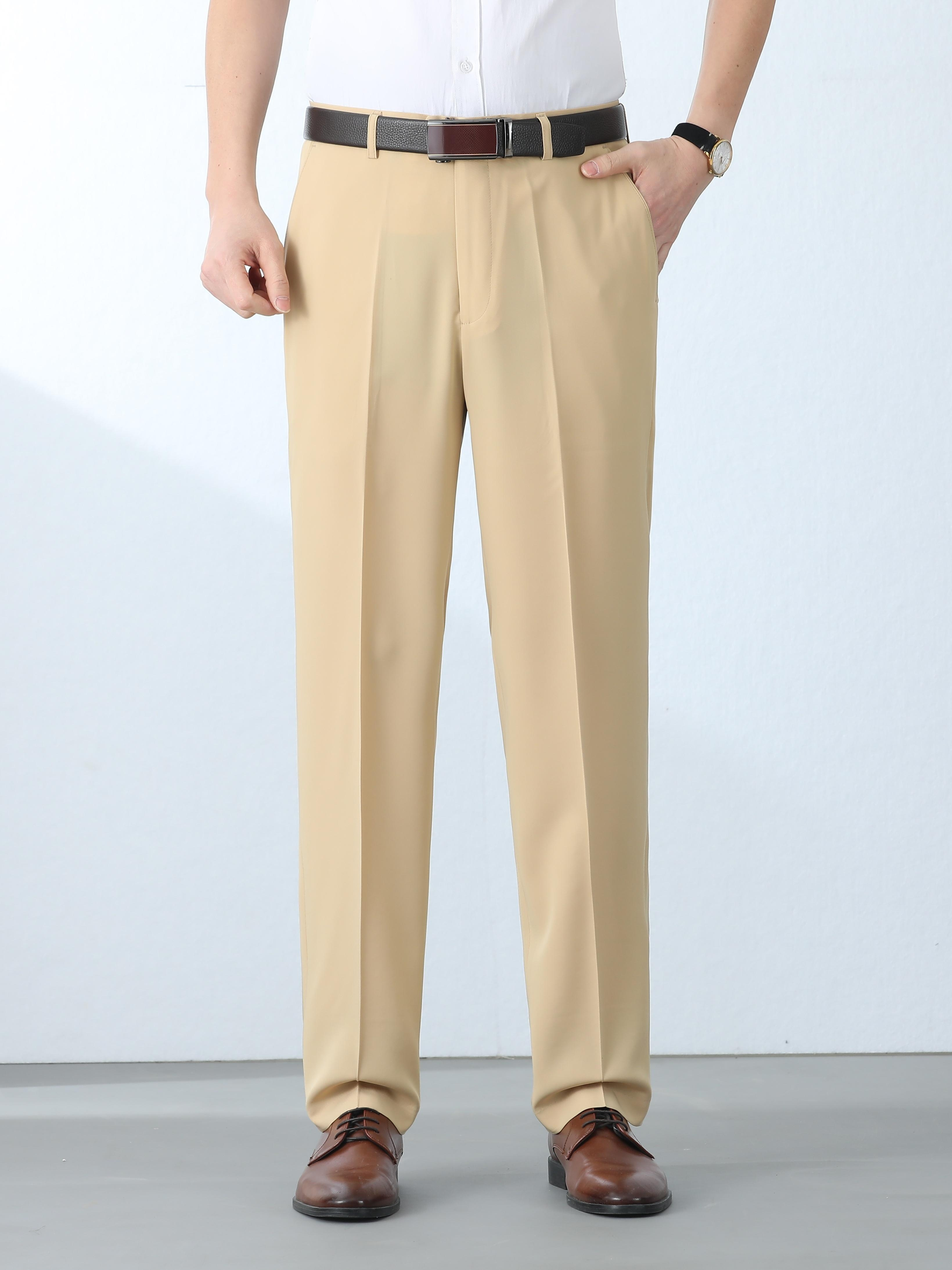 26 mens straight leg autumn dress pants men's - Temu Iceland