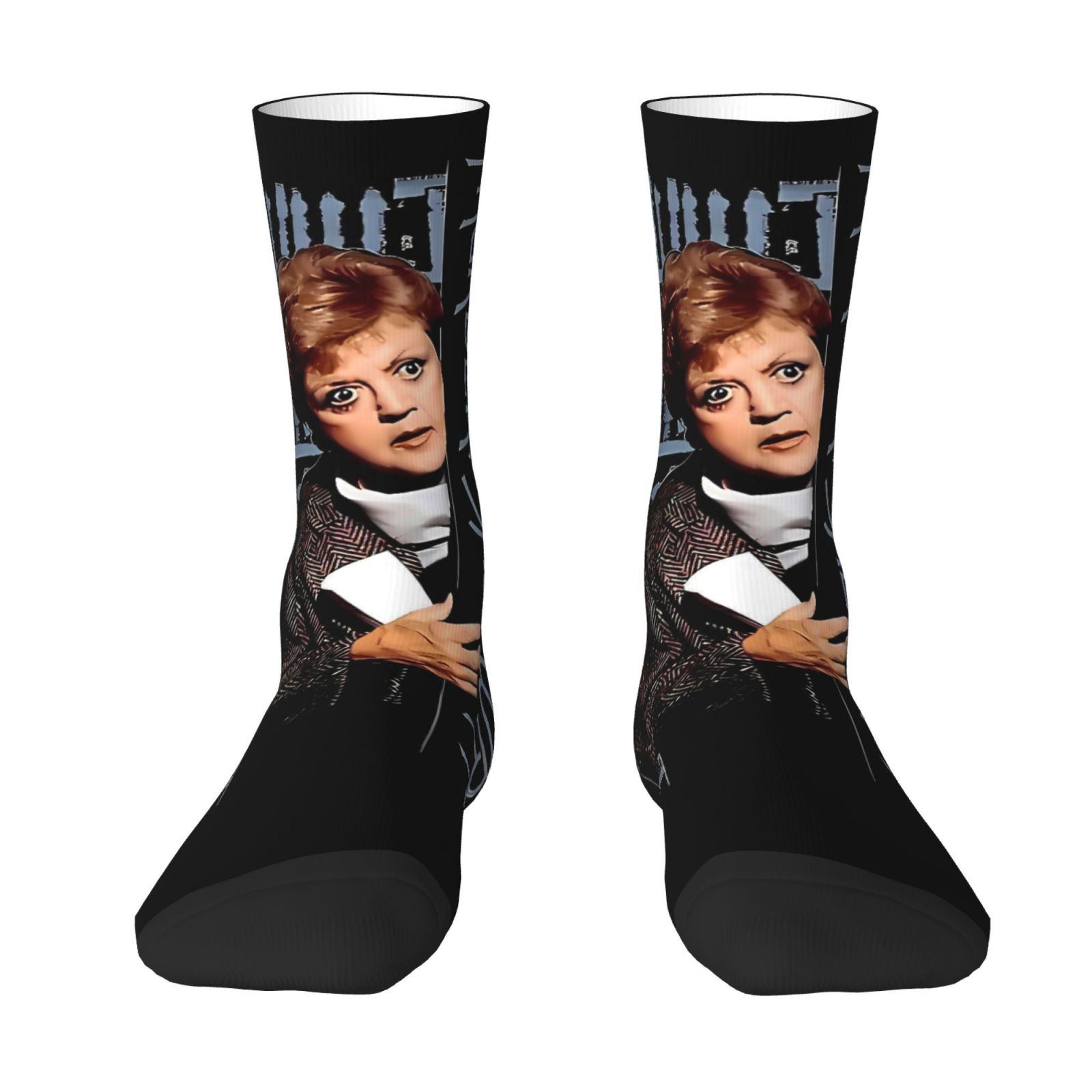 TEMU 1 Pair Men/women Novelty Gift Socks - , Breathable - Unique Themed Design, Durable Fabric, Collectible Socks