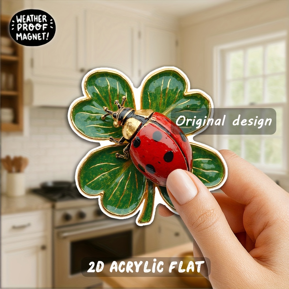 TEMU 1 Imán de Nevera Acrílico de y | Diseño de de , para Amantes de la y la Jardinería, Ideal para de y Celebraciones de , Decoración para Cocina y