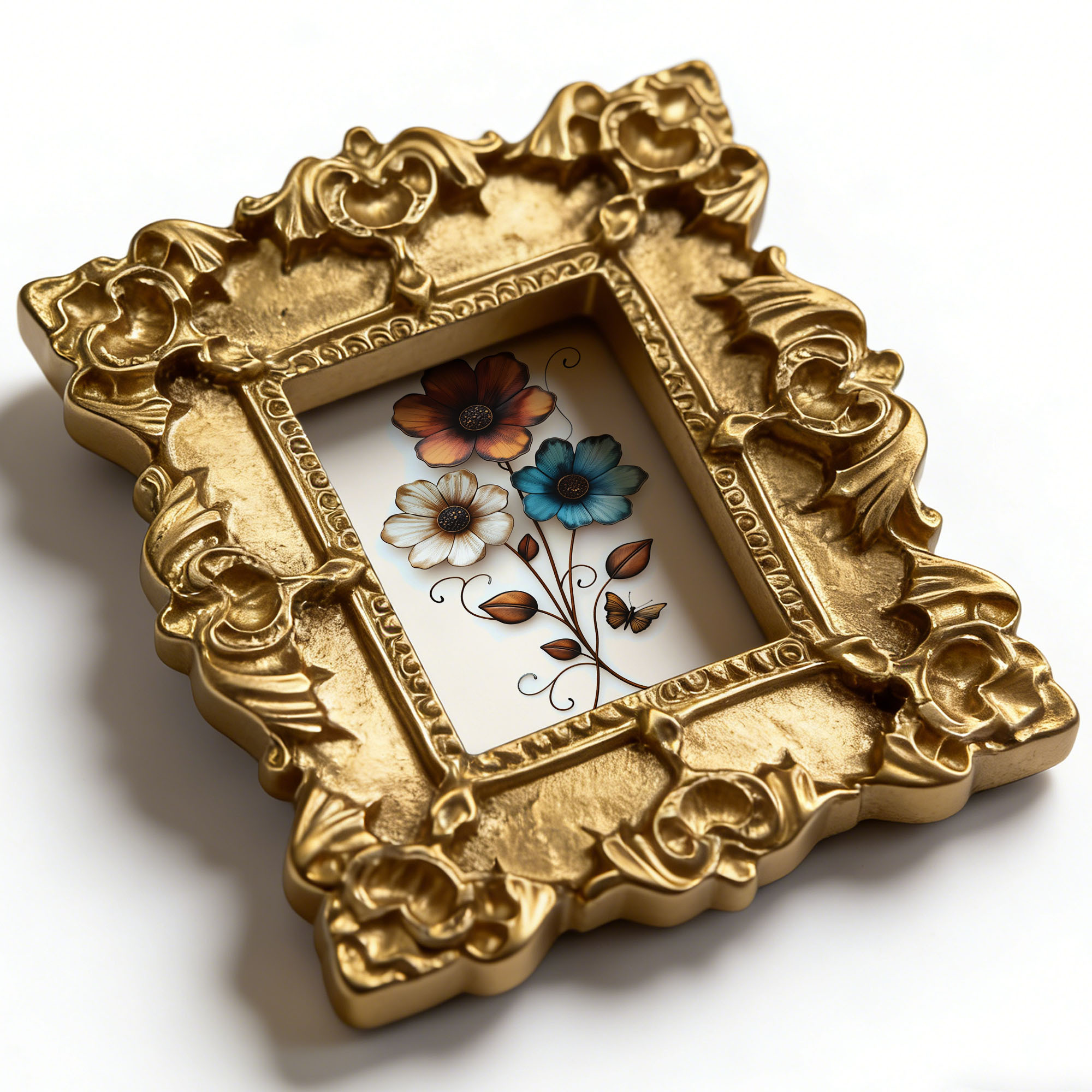 TEMU A Single Magnetic Fridge Magnet Featuring A Floral And Design, Ideal For A To Your Kitchen Decor. This A Great Gift Idea And Is A Perfect