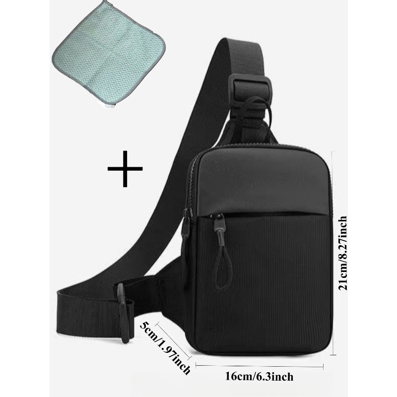 TEMU Anti-theft Crossbody Bag, Multi-use Pack, It (free Cleaning Cloth With Purchase)