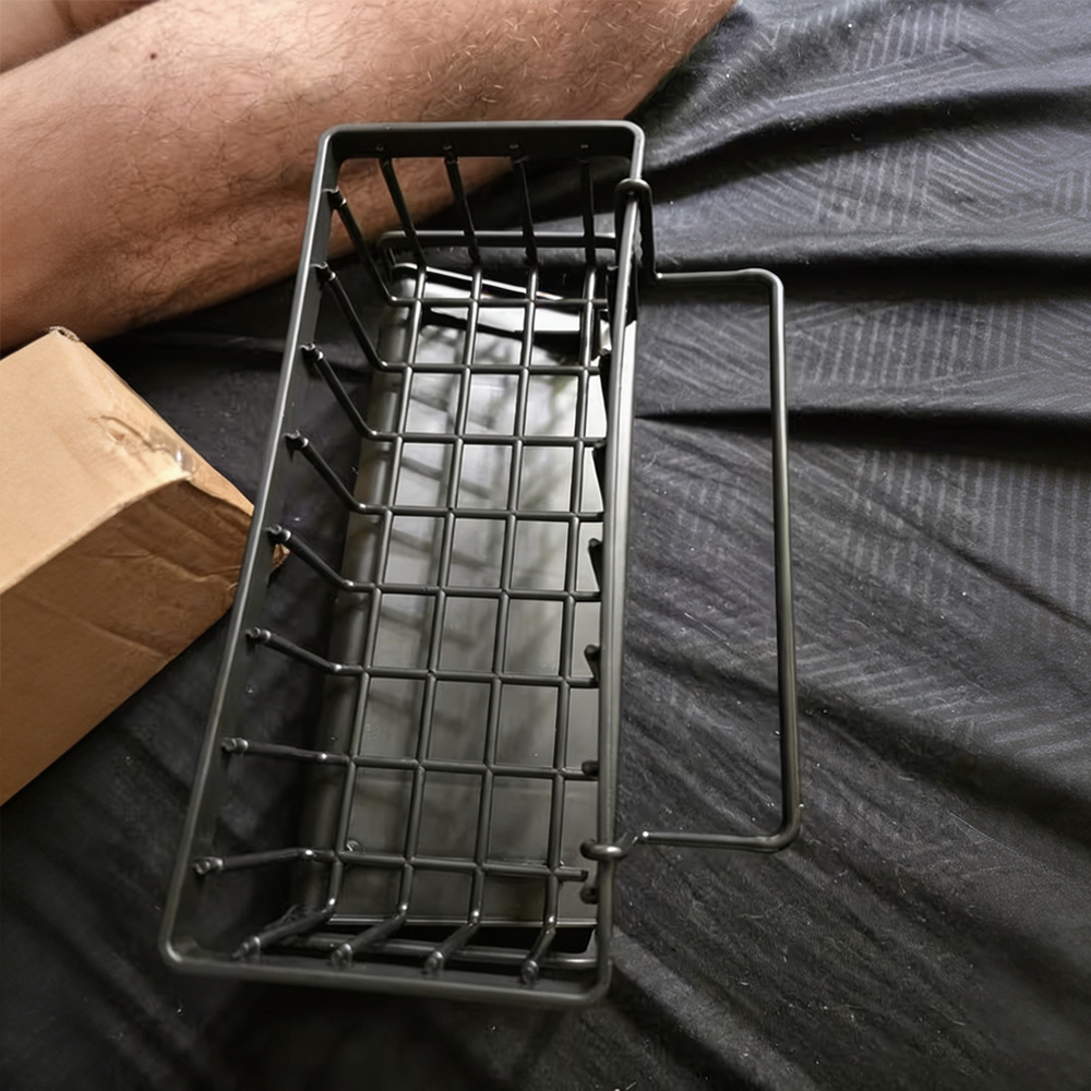 TEMU Multifunctional Sink Storage Rack, Kitchen Sponge Holder With Towel Bar And Drain Tray, Suitable For Kitchens And Bathrooms