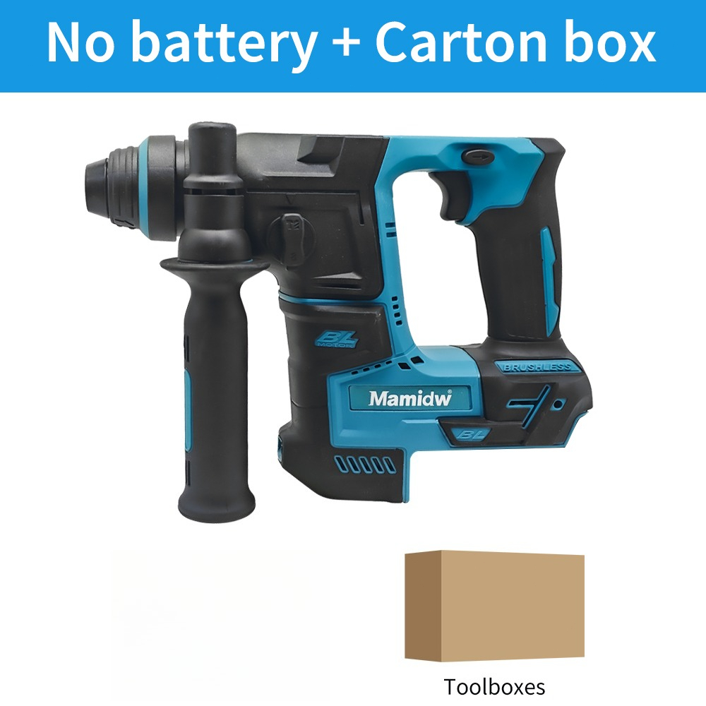 Mamidw Hammer Drill For Makita 18v Battery Pin (tool ) | 4800bpm 2.2j Motor With , Powerful Functions, Upgraded Torque, Convenient Lighting